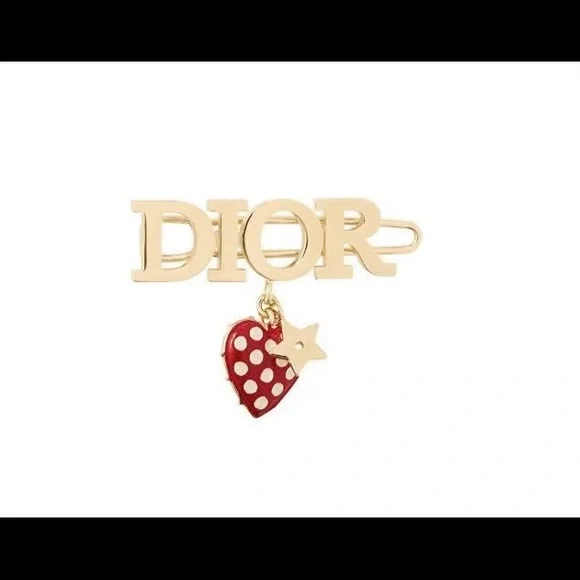 Dior Dioramour Barrette Hair Pin Hair accessory Dior Multicolour in Metal - 35185648 main image 3